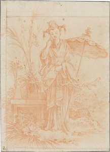 Chinoiserie (Die Herrin des Gartens) von François Boucher