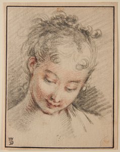 Kopf eines Mädchens von François Boucher
