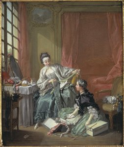 Die Modistin von François Boucher