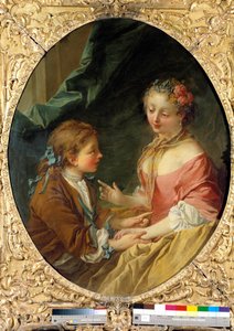 Galante Szene von François Boucher