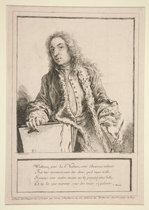 Selbstporträt von Antoine Watteau von François Boucher