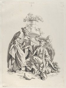 Tastsinn, aus Die fünf Sinne von François Boucher