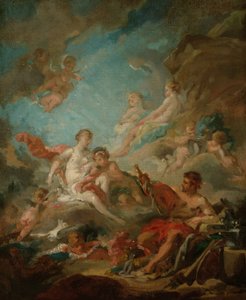 Venus in der Werkstatt des Vulkan von François Boucher