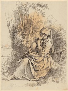 Wäscherin von François Boucher