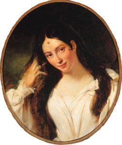 Porträt der Opernsängerin Maria Malibran-Garcia 1808-1836, als Desdemona, 1831 von Francois Bouchot