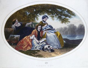 Die Freuden des Sommers von Francois Claudius after Compte Calix