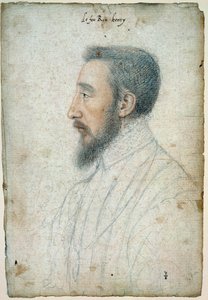 Porträt von Heinrich II, König von Frankreich (1519 - 1559), circa 1547 von François Clouet