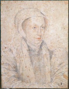 Porträt von Marie Stuart Agee (1542-1587), Königin von Frankreich und Schottland von François Clouet