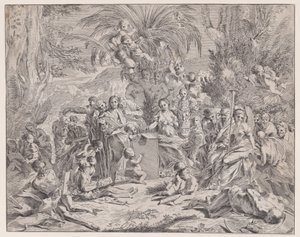 Eine Allegorie der Malerei, 17. Jahrhundert