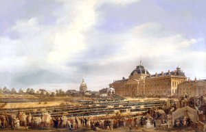 Louis Philippe übergibt Fahnen an die Nationalgarde in Paris am 29. August von Francois Dubois