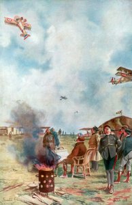 Eine Inversion etwas nah am Boden, 1918, 1926 von Francois Flameng