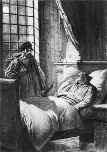 Illustration aus Les Miserables von Victor Hugo von Francois Flameng