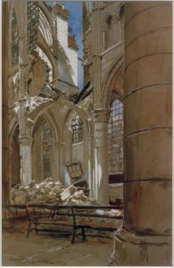 Soissons, 18. Mai 1915 von Francois Flameng