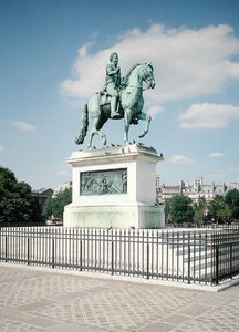 Reiterstatue von Henri IV (1553-1610) von Francois Frederic Lemot