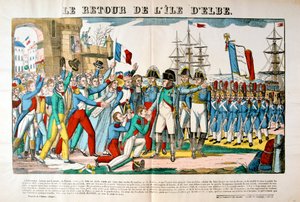 Die Rückkehr Napoleons von der Insel Elba, 26. Februar 1815, ca. 1835 von Francois Georgin