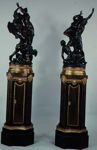 Die Entführung der Proserpina, Basen zugeschrieben Boule, ca. 1693-1710 von Francois Girardon