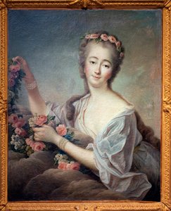 Porträt von Madame du Barry als Flora (Jeanne Becu, Gräfin (oder Madame) von Barry (1743-1793)