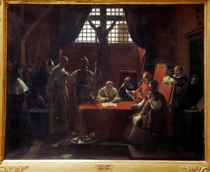 Verhör von Savonarola (1452-1498) von Francois Marius Granet