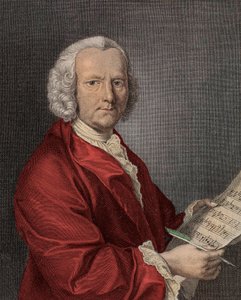 Porträt von Willem von Fesch, Gravur von Francois La Cave von Francois Morellon la Cave