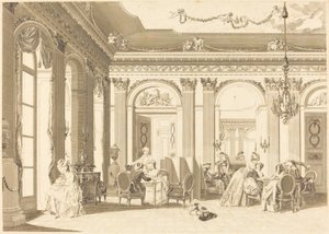 Die Versammlung im Salon