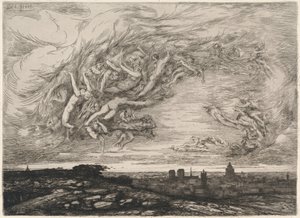 Cholera in Paris von Francois Nicolas Chifflart