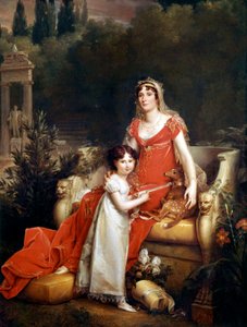 Elisa Bonaparte Baciocchi mit ihrer Tochter