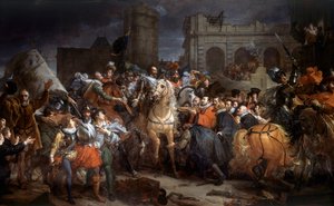 Einzug von Henri IV. in Paris, 22. März 1594 von Baron François Pascal Simon Gérard