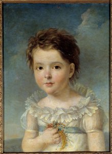 Porträt von Königin Hortense de Beauharnais (1783-1837) als Kind