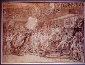 Das Volk von Paris stürmt die Tuilerien am 10. August