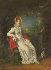 Caroline Bonaparte 1782-1839, Königin von Neapel und Sizilien, im Bois de Boulogne, 1820-1830