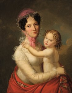 Eleonora Mayer, Freifrau zu Gravenegg mit Tochter Isabella