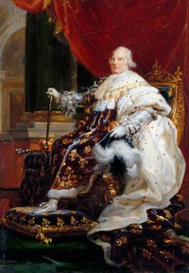 Porträt von Louis XVIII, 1755-1824 von Francois Pascal Simon Gerard