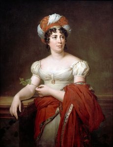 Porträt der Autorin Baronne Anne Louise Germaine de Staël 1766-1817 von Francois Pascal Simon Gerard