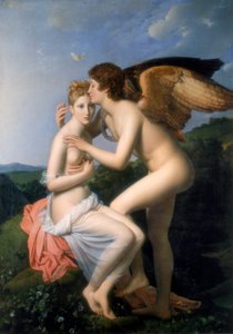 Psyche erhält den ersten Kuss von Amor von Francois Pascal Simon Gerard