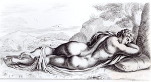Hermaphrodit in den Borghese-Gärten, ca. 1653