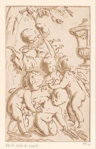 Bacchanal der Amore von Francois Philippe Charpentier