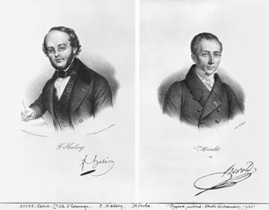 Jacques Fromental Halevy (1799-1862) und Ferdinand Herold (1791-1833)