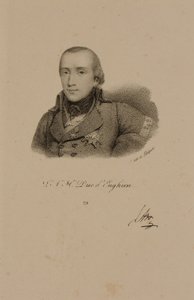 Louis Antoine Henri de Bourbon (1772-1804), Herzog von Enghien im Conde-Uniform