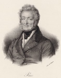 Porträt des Komponisten Ferdinando Paer 1771-1839, 1830