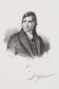 Porträt des Künstlers Antoine-Jean Gros von Francois Seraphin Delpech