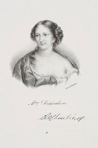 Porträt der Schriftstellerin Antoinette Des Houlières von Francois Seraphin Delpech
