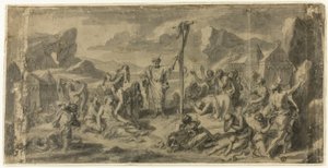 Moses und die eherne Schlange von Francois Verdier