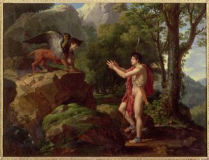 Ödipus und die Sphinx, ca. 1806-08
