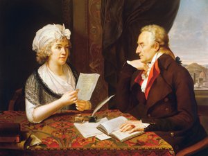 Porträt von Vittorio Alfieri von Francois Xavier Fabre