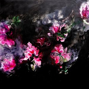 Stimmungsvolles Blumenabstrakt von Françoise Wattré