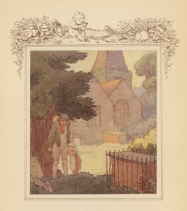 Illustration für Grays Elegie von Frank Adams