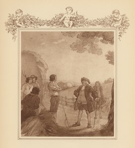 Illustration für Grays Elegie von Frank Adams
