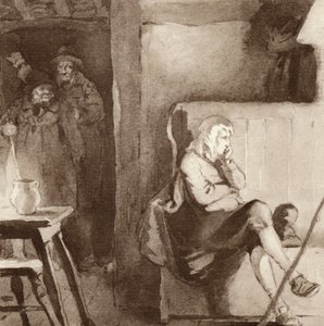 Illustration für Der Gelehrte Zigeuner von Matthew Arnold von Frank Adams