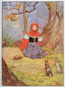 Rotkäppchen, Illustration aus 