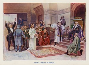 Christus vor dem Mammon